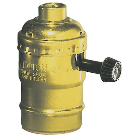 Leviton Leviton Aluminum Incandescent Medium Base Lampholder 1 pk 07090-0PG